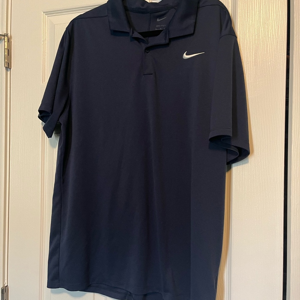 Nike Men's Dark Blue Polo Shirt